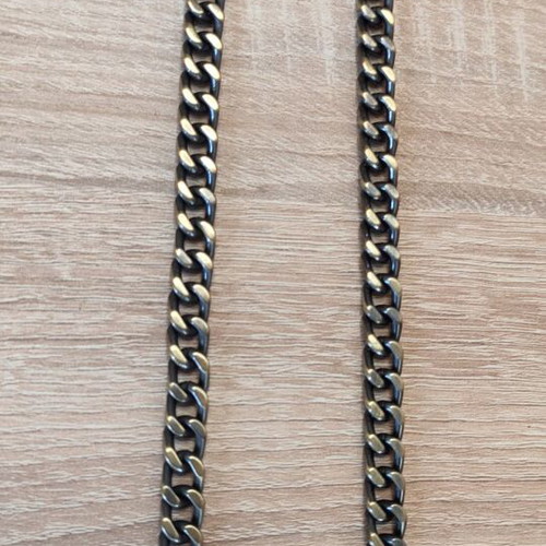 Thin metal chain 8.2mm new, sold by the meter