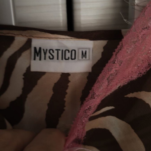 Mystico Animal Print Nightdress medium like new with pink lace