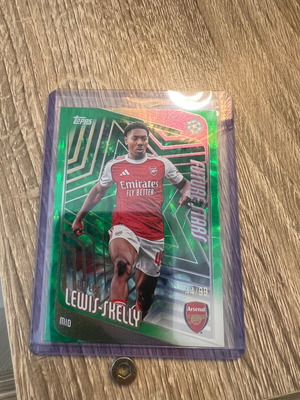 2025-26 Topps UEFA Myles Lewis-Skelly Future Stars Green Foil card