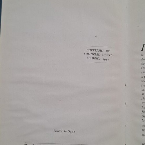 Prado Gallery Souvenir Guide 1952 hardcover like new