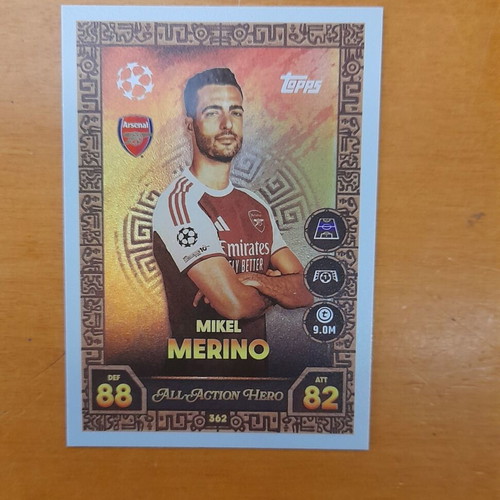 Topps Card Match Ataxx All Action Hero Card Mikel Merino 2025-2026 new