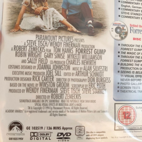 Forrest Gump 2 DVD Special Collectors Edition like new