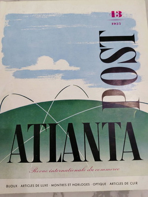 Atlanta Post international trade magazine used, French edition 1957