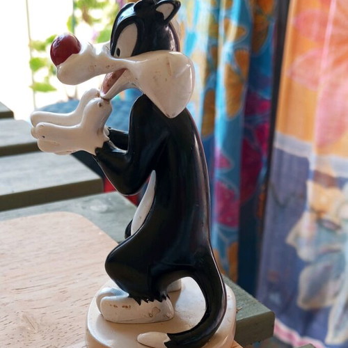 Sylvester Cat Figure Warner Bros Deagostini collectible like new 90s