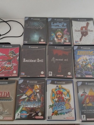 Nintendo GameCube колекция игри като нови с инструкции
