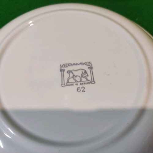 Xenia 1968 ceramic deep plate collectible no 62