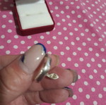 Gianniotiko silver 9.25 handmade snake ring like new