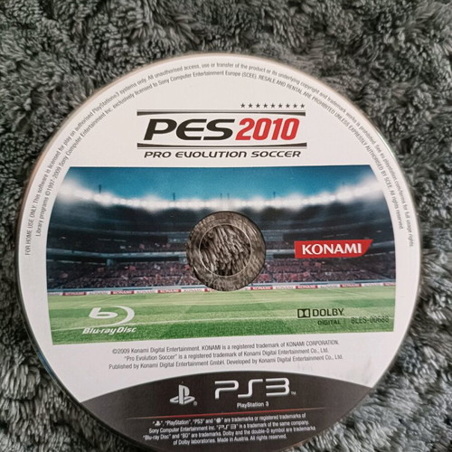 Pro Evolution Soccer 2010 for PlayStation 3 like new