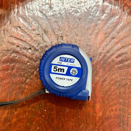 Measuring tape 5m with 25mm blade by INTER new