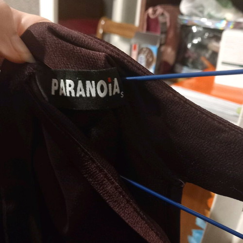 Paranoia satin blouse like new, size S, damask color