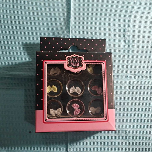 Nail products new, set with gels and nail forms