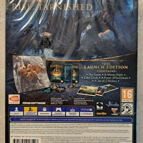 Elden Ring Launch Edition for PS4 brand new, sealed