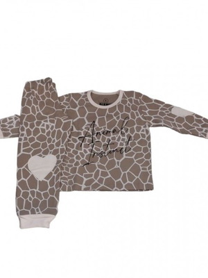 Girls' animal pajama new, 100% cotton, size 8 years