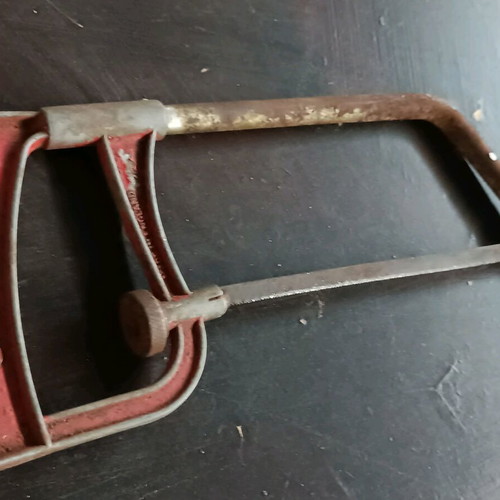 Spiralux vintage hand saw used