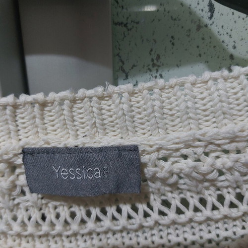 Yessica cream sweater, soft knit