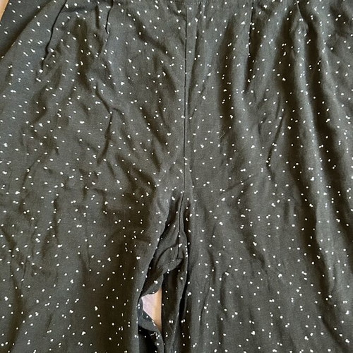 Pink Woman wide pants like new, black and white, size S