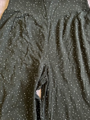 Pink Woman wide pants like new, black and white, size S