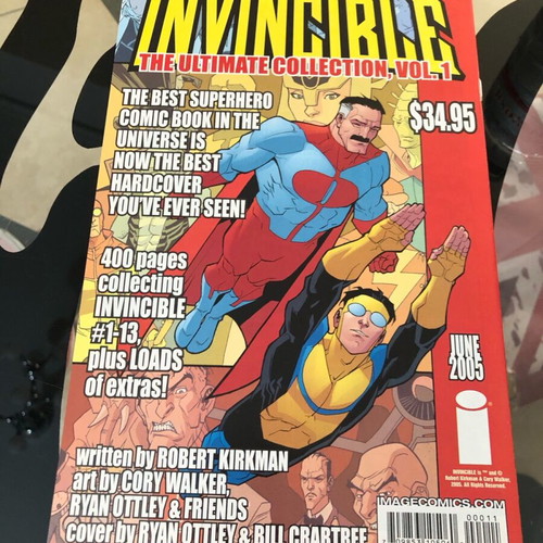 Invincible 0 comic new, Kirkman Ottley, rare Amazon Prime TV series