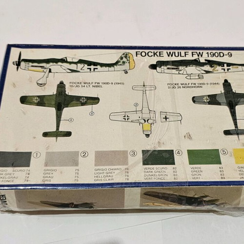 Focke-Wulf FW190 D-9 Italeri model kit 1/72 like new