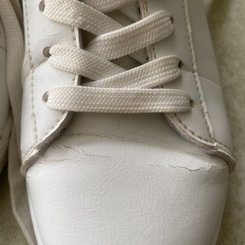 Guess women's athletic shoes used, white, size 37