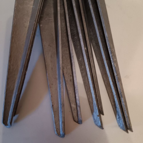 Camping stainless steel pegs like new, pack of 8