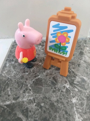 Φιγούρα Peppa Pig ζωγράφος μεταχειρισμένη