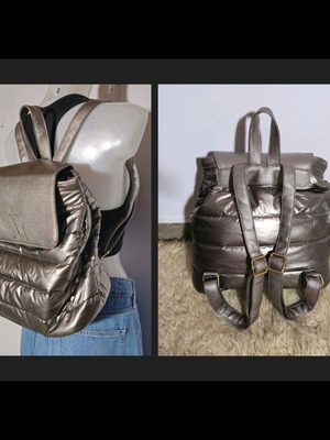 Shoulder bag with iridescent metallic color like new