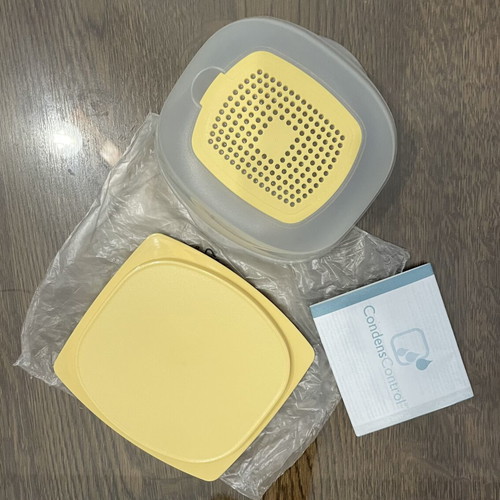 Tupperware smart cheese mini cheese keeper, yellow