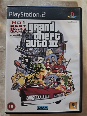 Grand Theft Auto III PS2 used, works perfectly