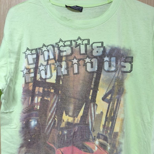 Men's T-shirt XL used, green