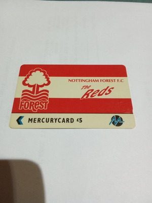 Nottingham Forest Paytelco card like new