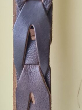 Δερμάτινη ζώνη made in Italy σαν καινούργιο, μέγεθος 115