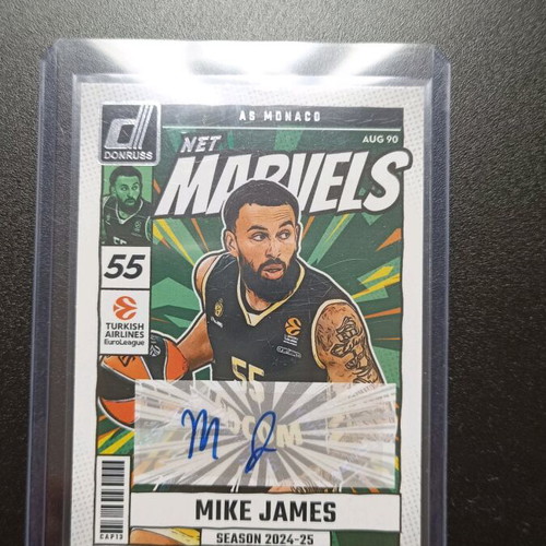James autograph Panini Euroleague like new
