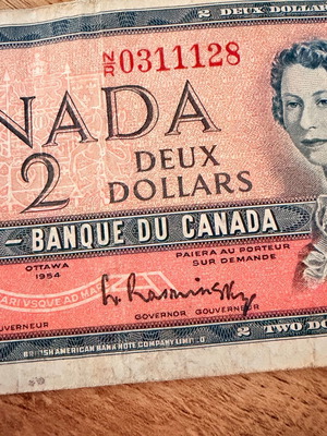 Canadian dollar 1954 like new