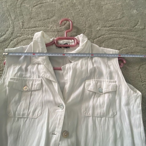 White short dress size M like new