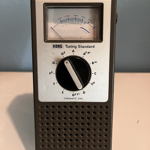 Korg WT-10A needle tuner used for guitar, battery operated