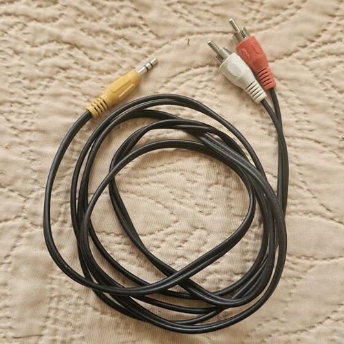 Audio cables set used, various types