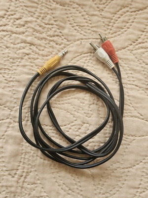 Audio cables set used, various types