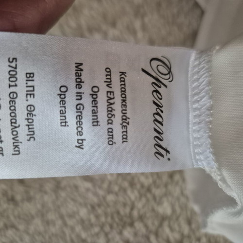 Short-Sleeve Blouse white, like new, size XXL