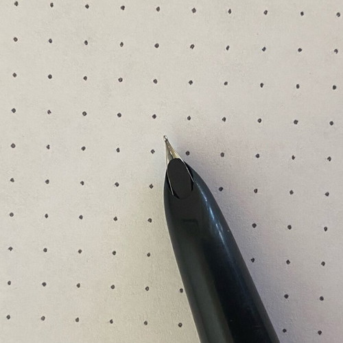 Parker 21 vintage fountain pen refurbished, black with fine nib