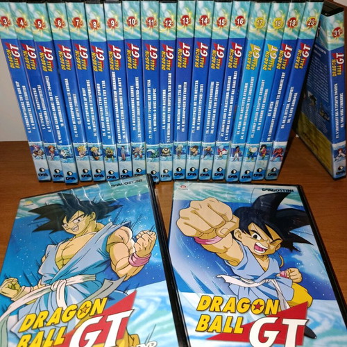 Dragonball GT DVD collection dubbed, like new, 21 discs