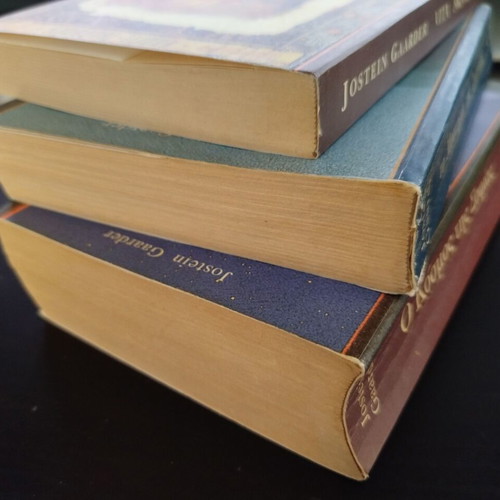 Jostein Gaarder book set: The World of Sofia, The Card Mystery, Vita Brevis