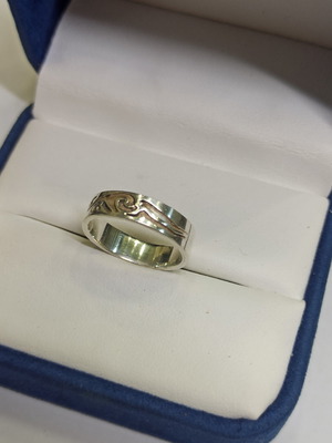 Silver 925 ring used, size 17-57mm