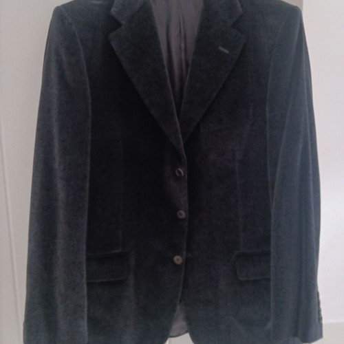 Men's black velvet jacket like new, size 50 (M/L)