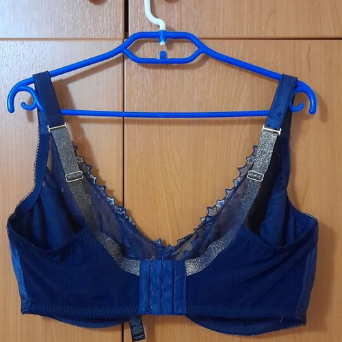 Marks & Spencer Boutique σουτιέν σκούρο μπλε με ασημένια κεντήματα αστεριών, μέγεθος EUR 90K