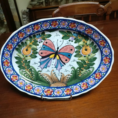 Handmade platter 34x24 like new