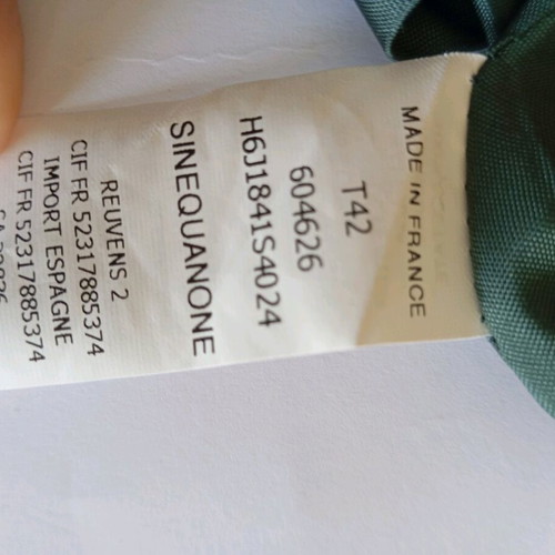 Sinequanone checked skirt like new, blue and turquoise, size large