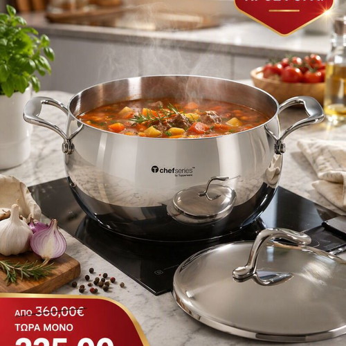 Tupperware Chef Series 5.7L Pot with Lid new