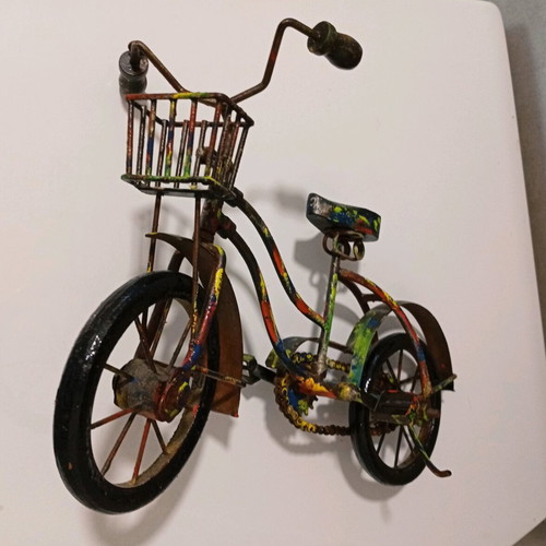 Decorative iron bicycle new with colorful design
