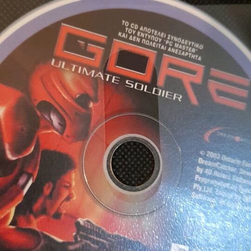 Gore used PC game without box